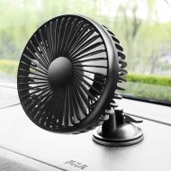 汽車車載12V電風扇-吸盤款-黑