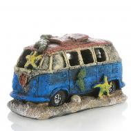 魚缸造景-舊客車GC0849