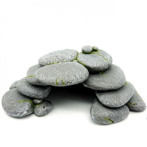 烏龜曬台造景#元寶疊石-1012