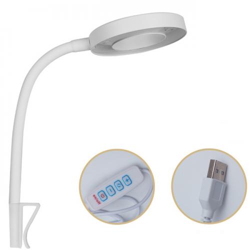 USB魚缸夾燈8W-白色（變色調光）