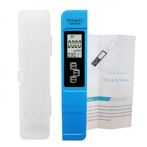 水質檢測筆-皮套款-藍色