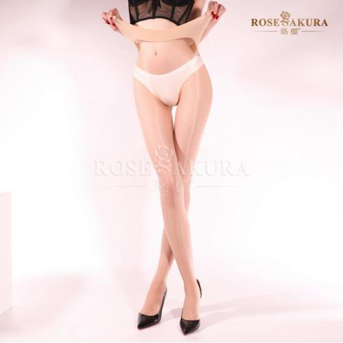 大尺碼無縫絲襪 腳尖透明褲襪-自然膚