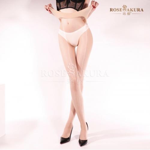 大尺碼無縫絲襪 腳尖透明褲襪-淺膚色