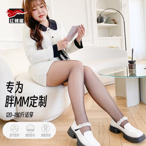 胖MM大尺碼絲襪15D薄款防勾絲-黑色