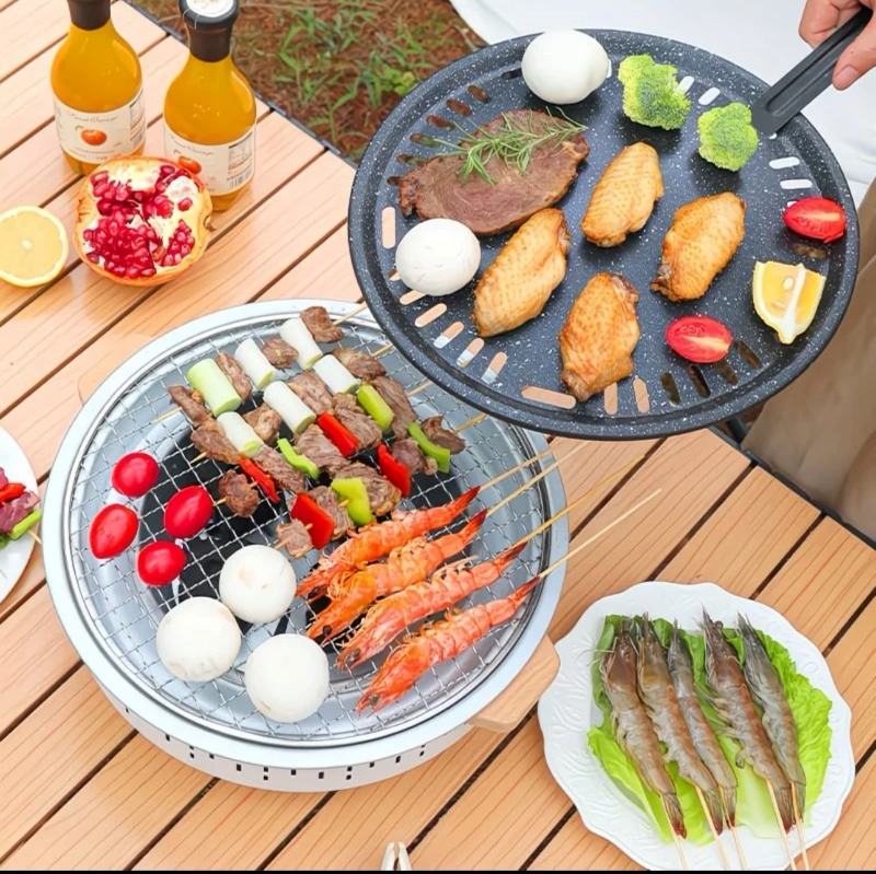 便攜式無煙烤肉爐