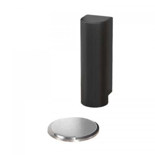 新款門吸免打孔阻門器-黑色