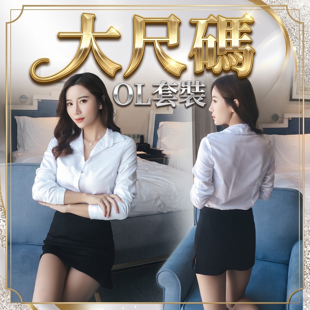 情誘上司-性感OL包臀短裙角色扮演-XXL