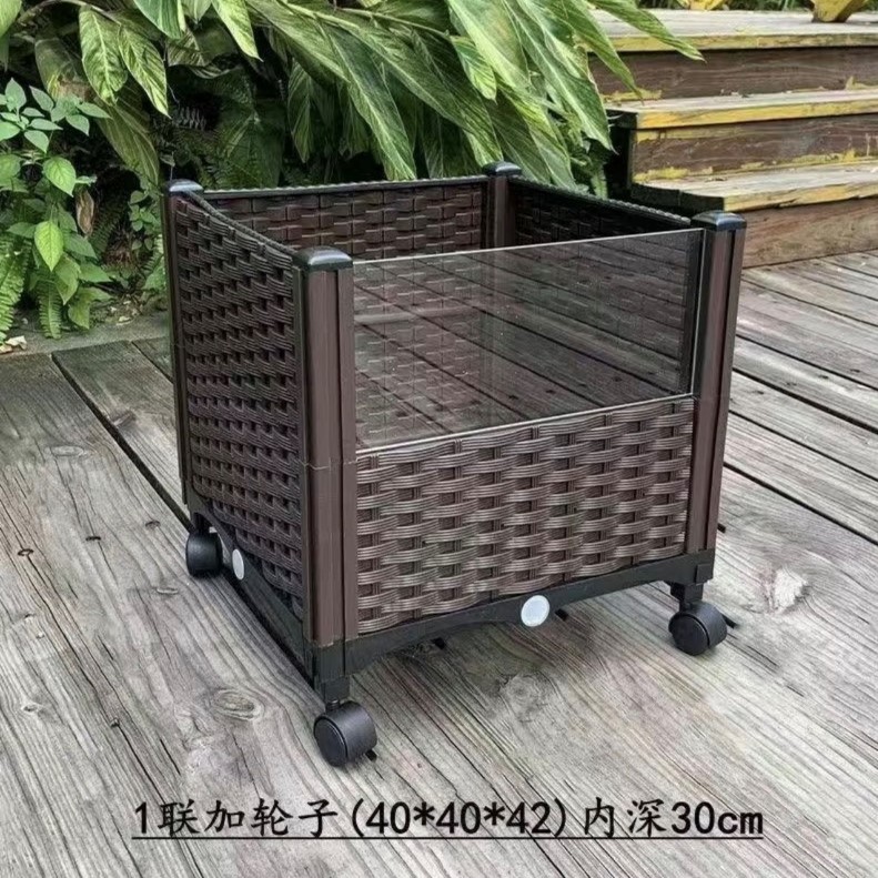1格烏龜缸-帶輪子